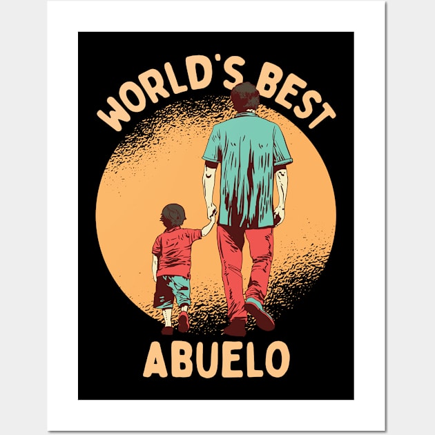 Camiseta Regalo Para Abuelo Vintage Wall Art by USProudness